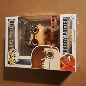 Harry Potter with broom Funko Pop Hot topic pre-release exclusive